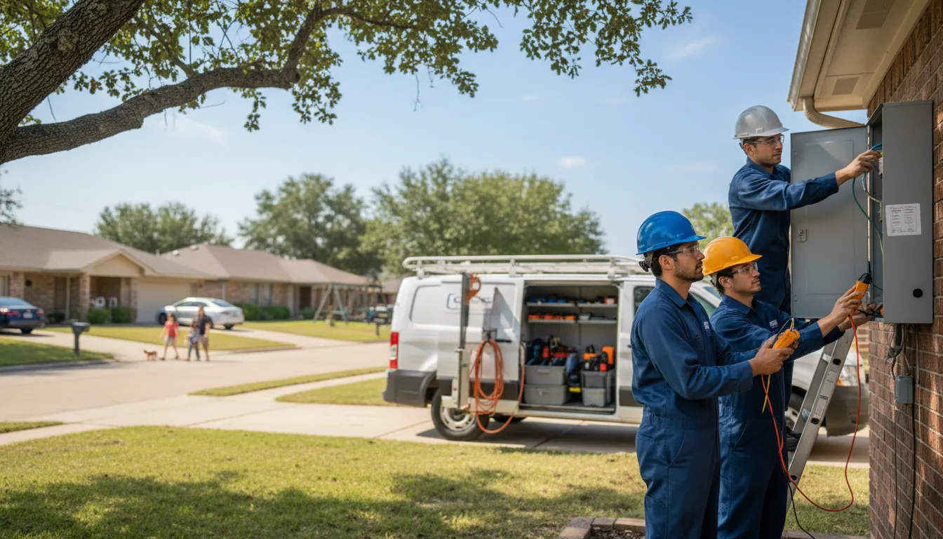 Certified electrician providing emergency electrical services in Iowa Falls, IA
